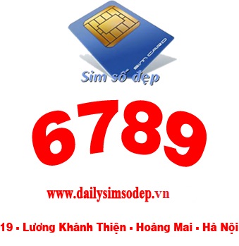 sim so dep 6789