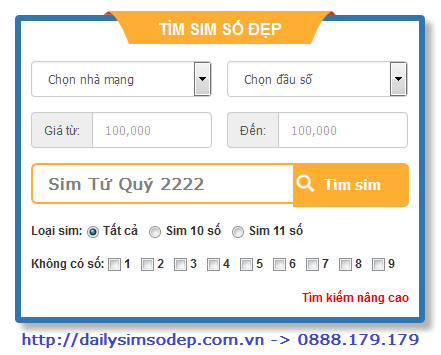 sim tu quy 2222