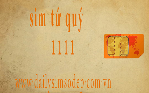 sim tứ quý 1111