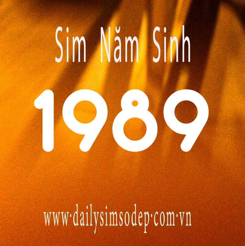 sim năm sinh 1989