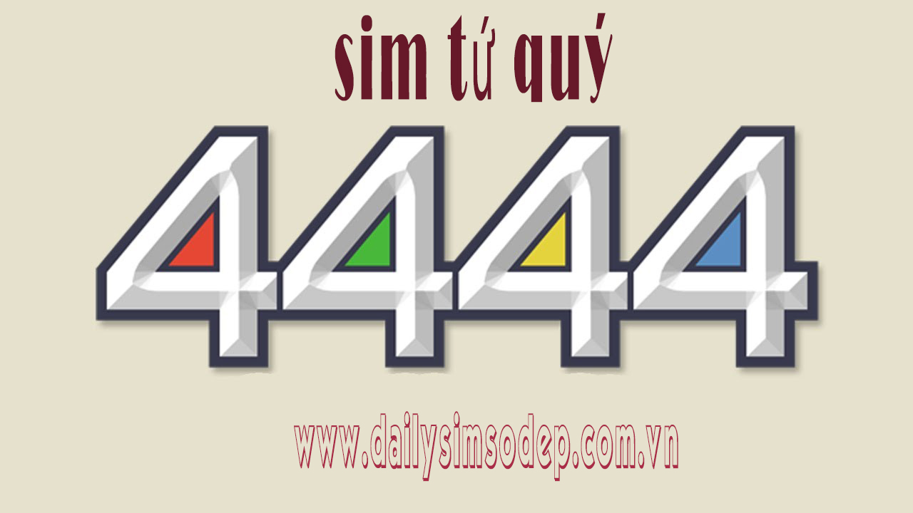 sim tứ quý 4444
