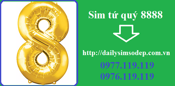 sim tứ quý 8888