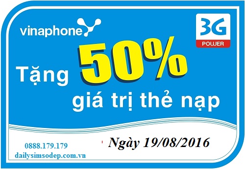 vinaphone khuyến mại 19/08