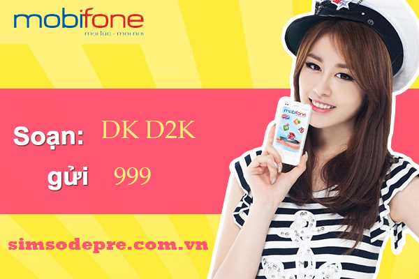 có ngay 3GB với D2K Mobifone