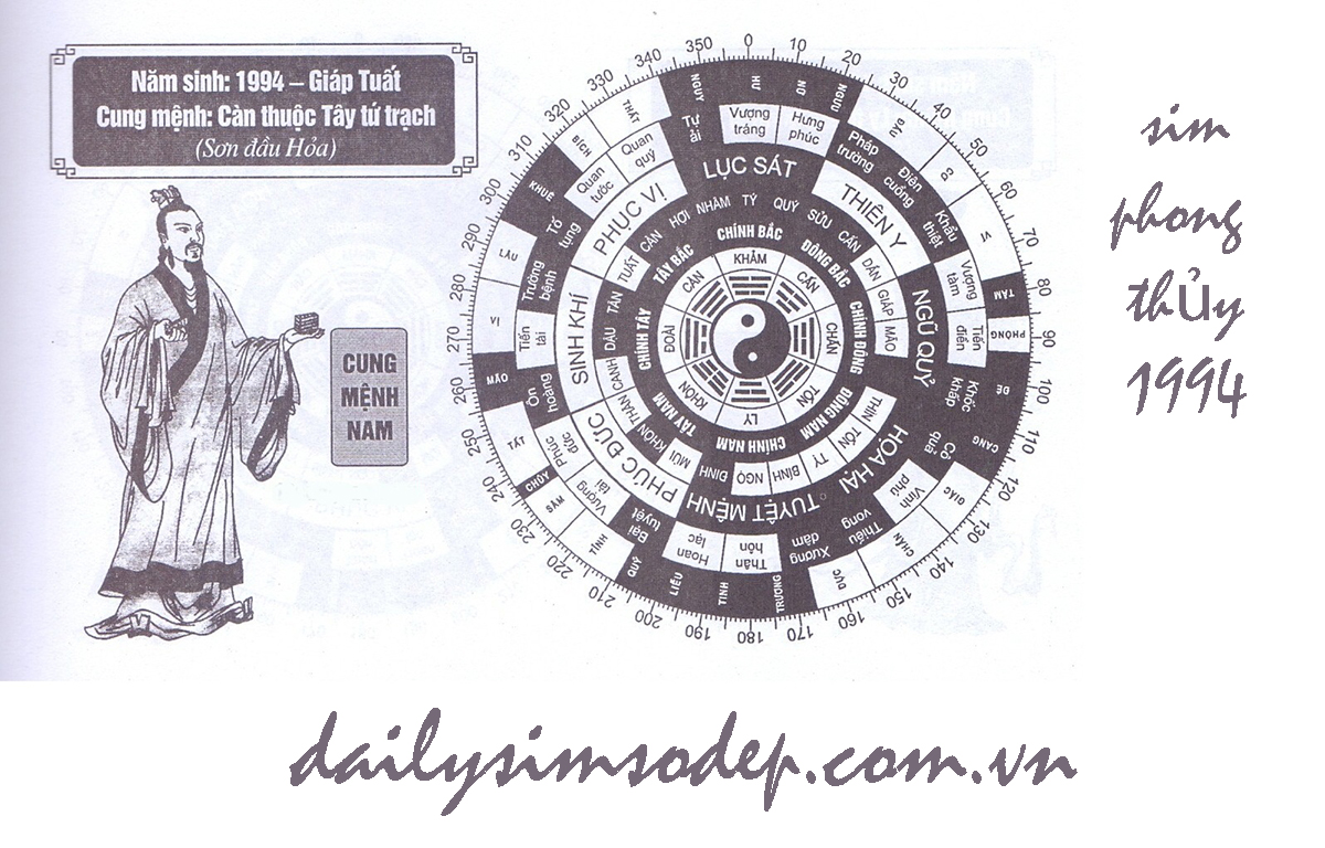 sim phong thủy năm sinh 1994