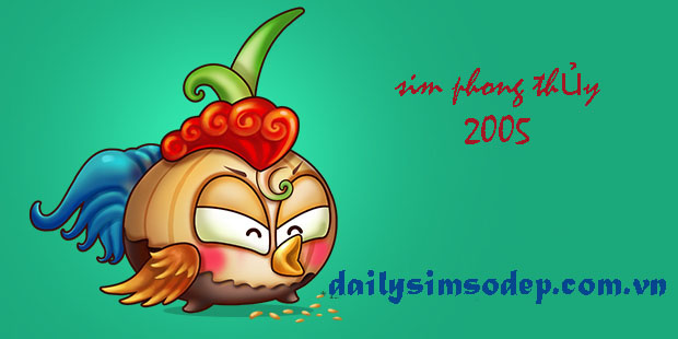 sim phong thủy cho năm sinh 2005