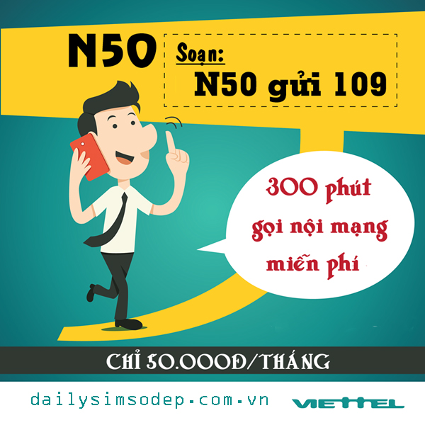 gói cước N50 của Viettel