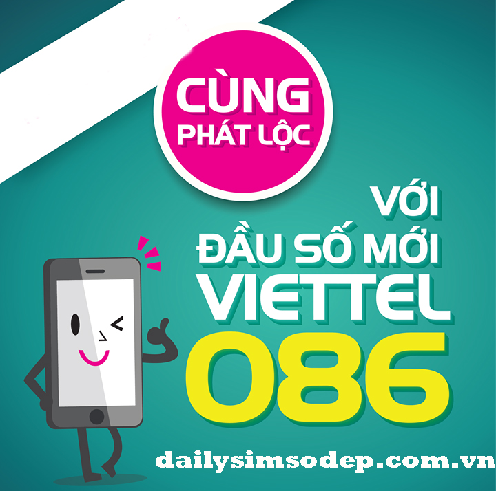sim đầu số 086 viettel