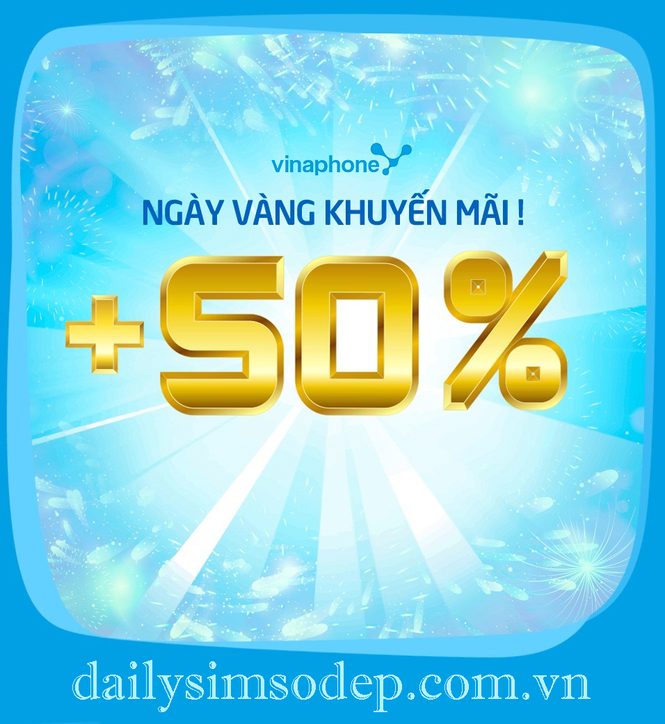 Vinaphone khuyến mãi 50%