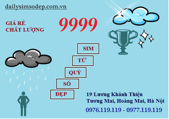 sim tứ quý 9999 giá rẻ tại Hà Nội