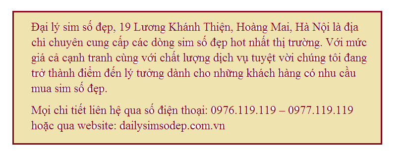 ĐỊA CHỈ BÁN SIM 096 GIÁ RẺ