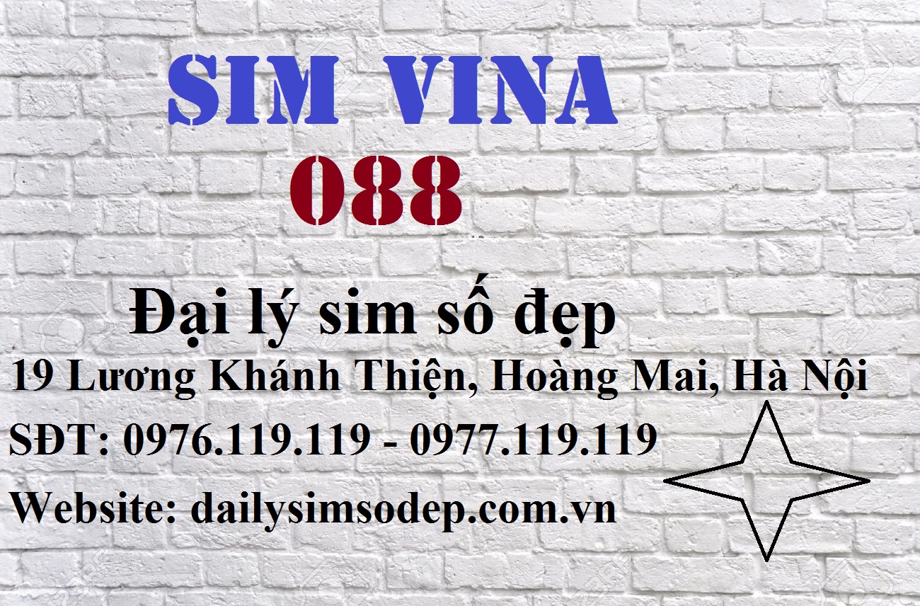 sim Vina đầu số 088 giá rẻ