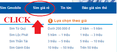 CHỌN SIM GIÁ RẺ DƯỚI 200K