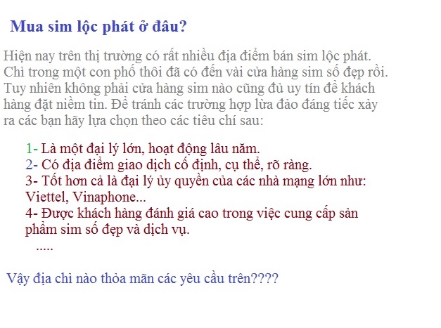 mua sim lộc phát ở đâu?