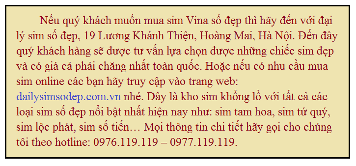 mua sim vinaphone số đẹp