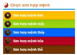 sim hợp mệnh