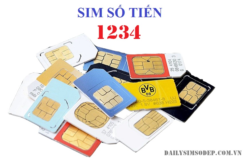 sim số tiến 1234 giá rẻ