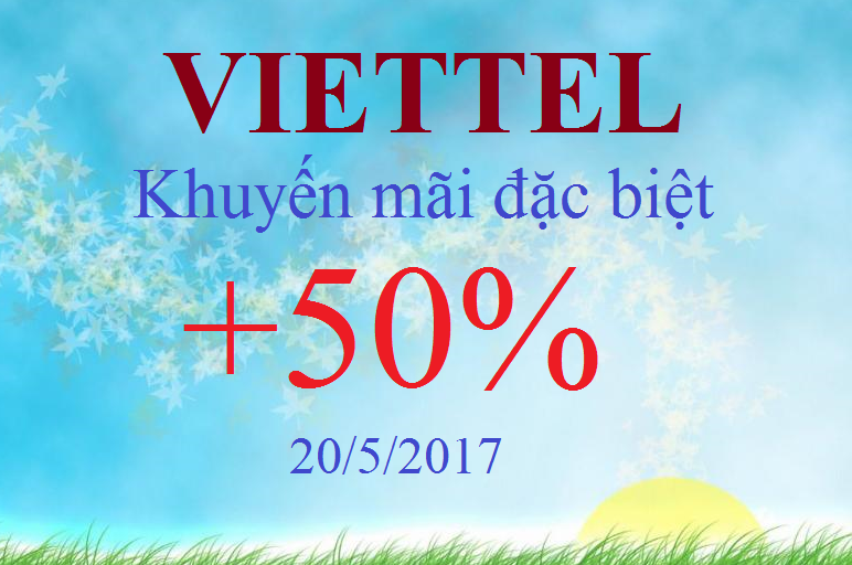 khuyến mãi viettel