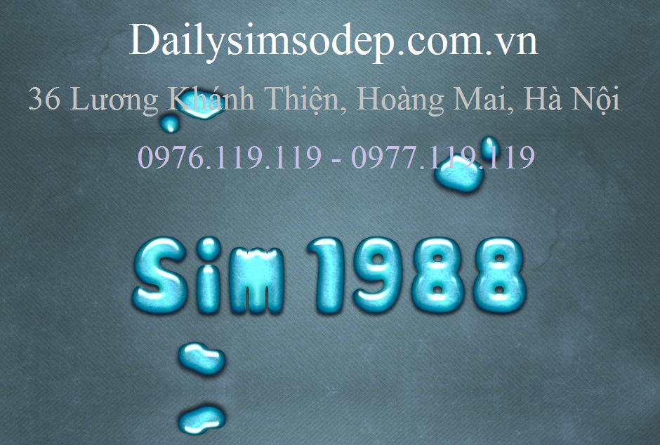 sim năm sinh giá rẻ