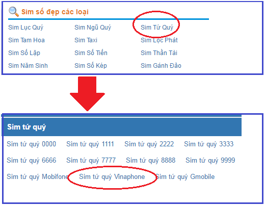 sim tứ quý vinaphone giá rẻ