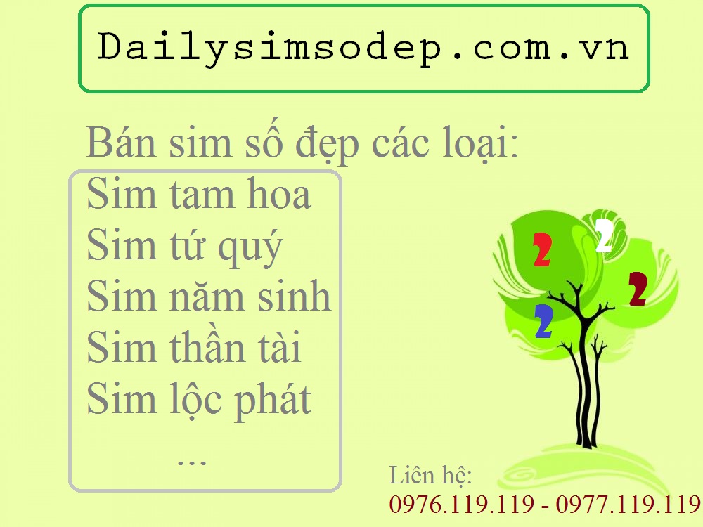 sim số đẹp giá rẻ