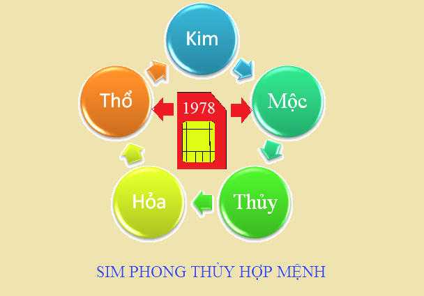 sim phong thủy hợp mệnh