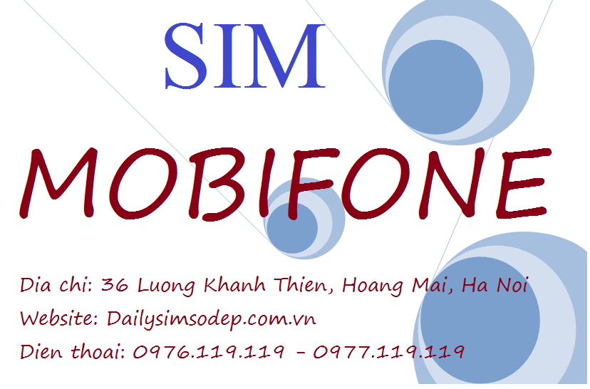 sim MobiFone số đẹp giá rẻ