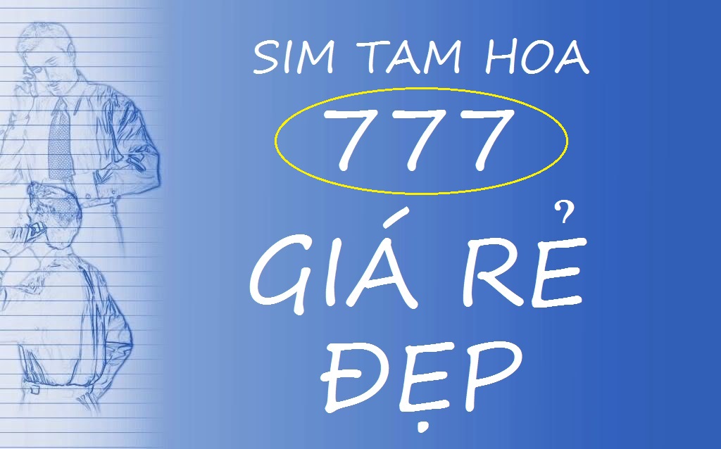 sim tam hoa 777 giá rẻ