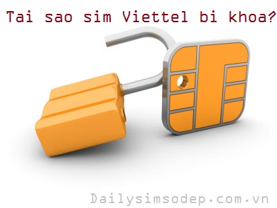 Sim Viettel bị khóa