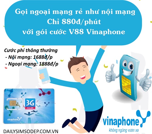 Gọi điện thả ga cùng gói cước V88 với mức phí ưu đãi