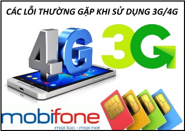 Các lỗi thường gặp khi không đăng ký được các gói 3g MobiFone