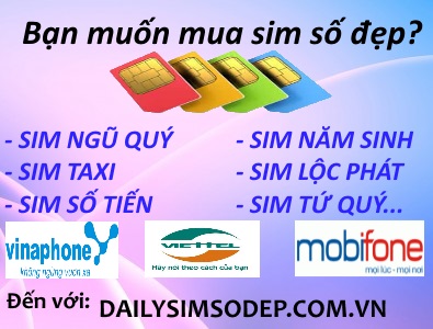 Các dòng sim số đẹp được ưa chuộng nhất hiện nay