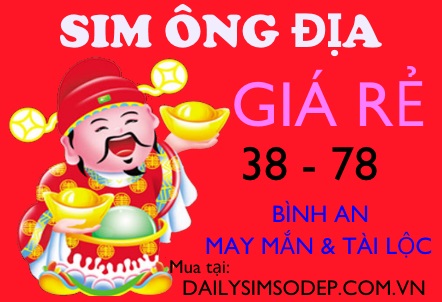 Mua sim ông địa để có nhiều may mắn đầu xuân.