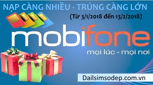 Nạp càng nhiều, trúng càng lớn cùng MobiFone