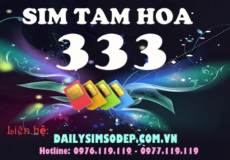Tại sao nên mua sim tam hoa 333 tại Đại lý sim số đẹp