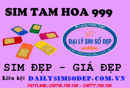 Tại sao nên mua sim tam hoa 999 tại Đại lý sim số đẹp