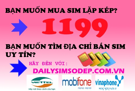 Mua sim lặp kép 1199 giá rẻ tại đâu