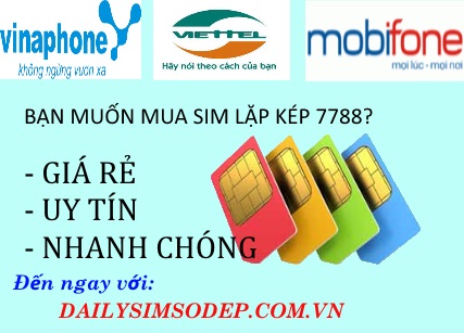 Mua sim lặp kép 7788 giá rẻ ở đâu