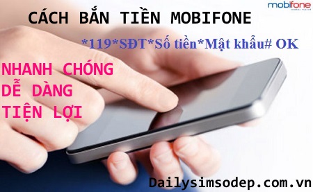 Cách thức bắn tiền MobiFone bạn nên biết