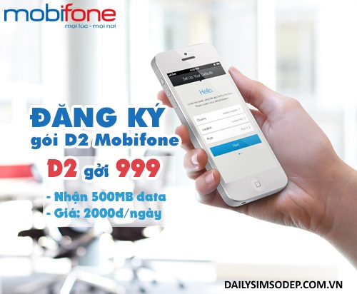 Nhận ngay 500mb data chỉ với 2000đ cùng MobiFone