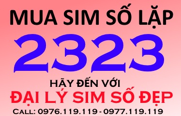 Cách mua sim số lặp 2323 giá rẻ