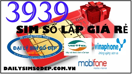 Cách mua sim số lặp 3939 giá rẻ