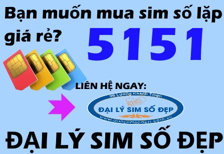 Cách mua sim số lặp 5151 giá rẻ