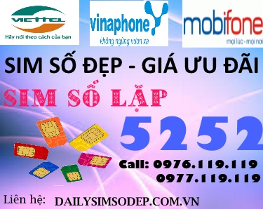 Cách mua sim số lặp 5252 giá rẻ