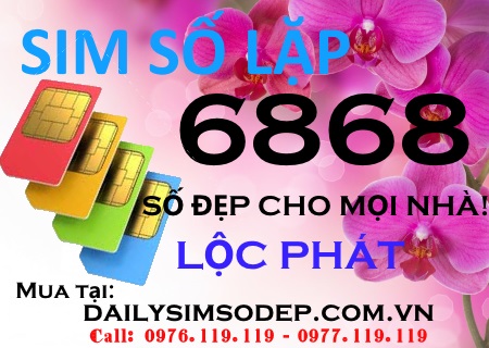 Cách mua sim số lặp 6868 giá rẻ