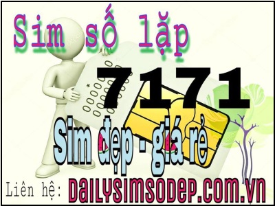 Cách mua sim số lặp 7171 giá rẻ
