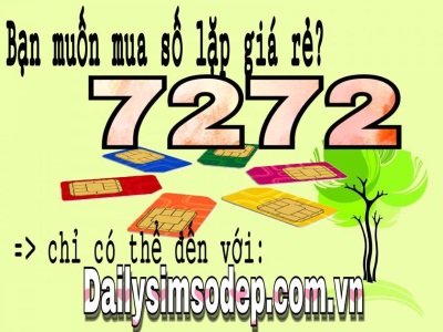 Cách mua sim số lặp 7272 giá rẻ