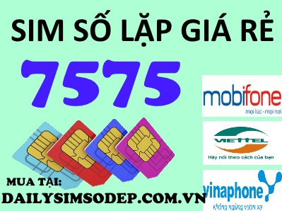Cách mua sim số lặp 7575 giá rẻ