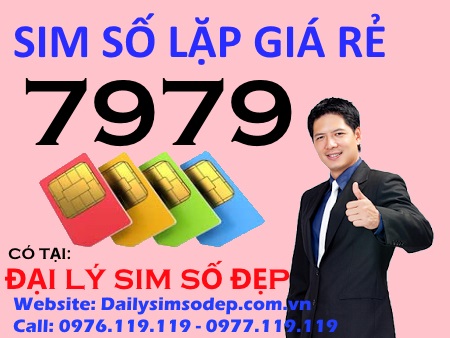 Mua sim số lặp 7979 giá rẻ