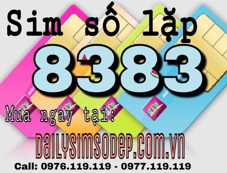 Cách mua sim số lặp 8383 giá rẻ